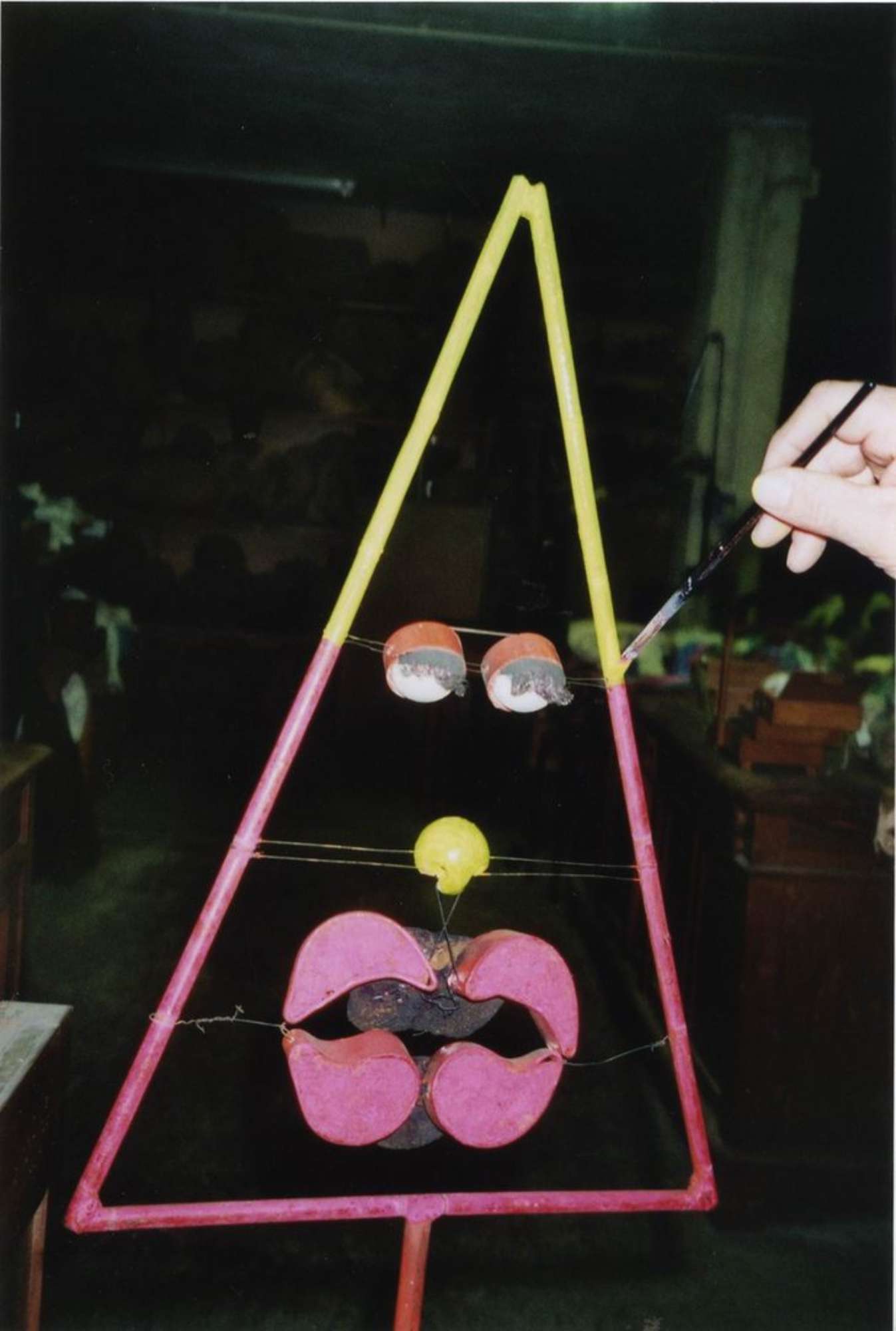 Masha durante il restauro